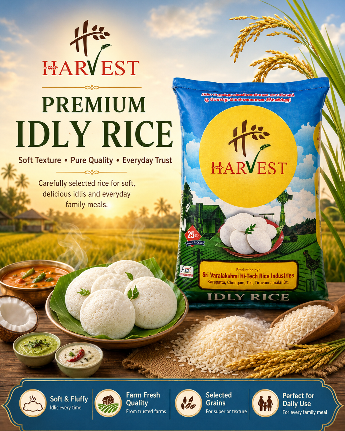Harvest Idli Rice
